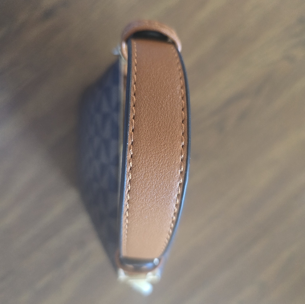 NWT Whitley-B, Monogram Structured Frame Satchel - Cross-body Bag - PETA, VEGAN - Picture 8 of 13